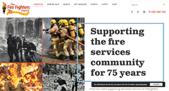 Desktop Screenshot of firefighterscharity.org.uk