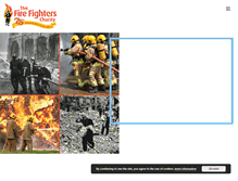 Tablet Screenshot of firefighterscharity.org.uk